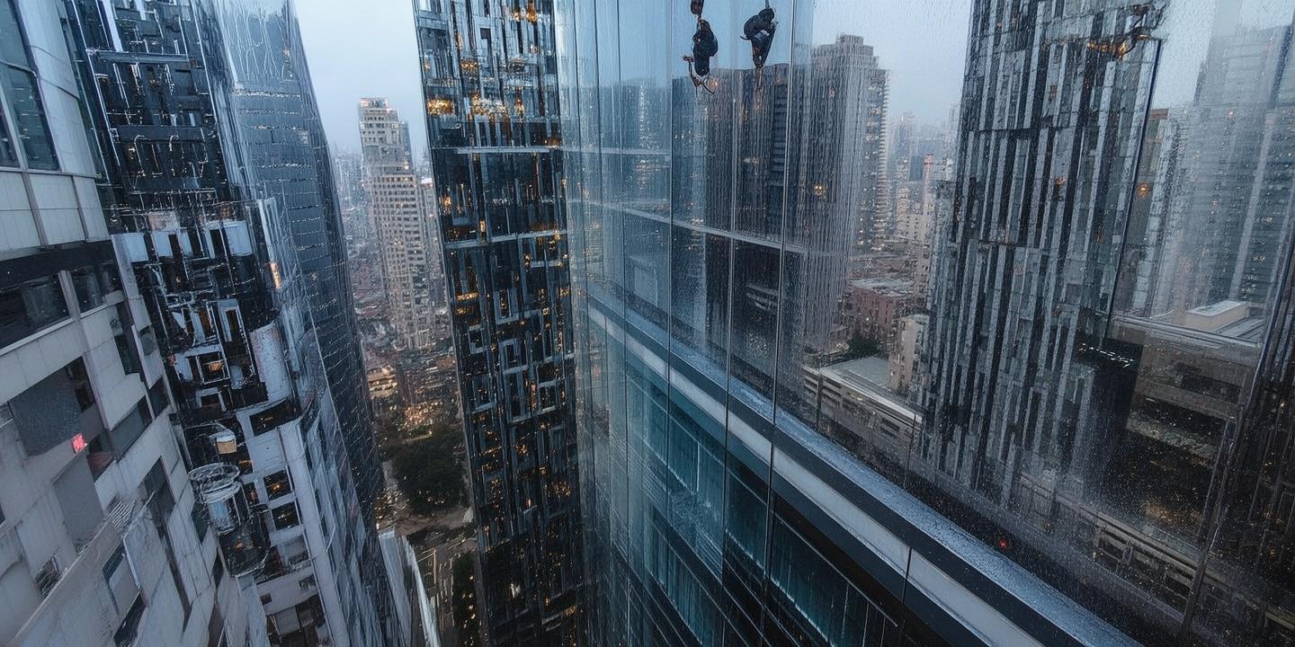 超高层幕墙清洗